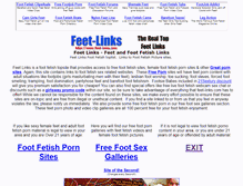 Tablet Screenshot of feet-links.com